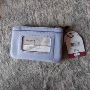 Lavender small change purse. Drivers license holder